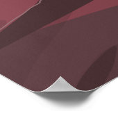 Chile Volcano Vintage Reiseplakat Poster (Ecke)