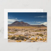 Chile - Vulkan in der Atacama-Wüste Postkarte (Vorne/Hinten)