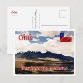 Chile - Vulkan Parinacota - Postkarte (Vorne/Hinten)