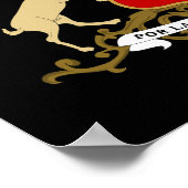 Chile* Wappen-Plakat Poster (Ecke)