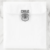 Chile-Wappen Quadratischer Aufkleber (Tasche)