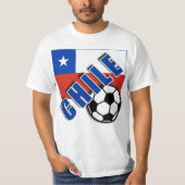CHILE Weltfußball-Fan-T-Shirts T-Shirt (Vorderseite)