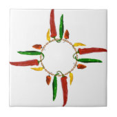 Chile Zia Fliese (Vorderseite)