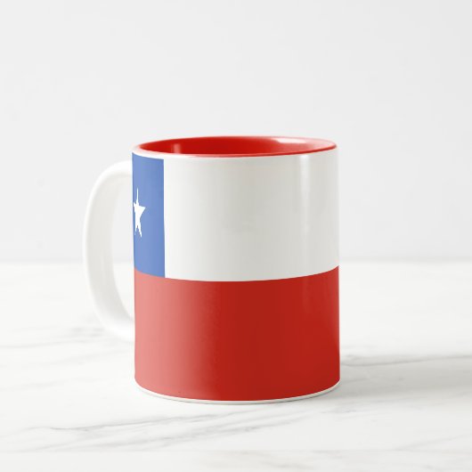 Chile Zweifarbige Tasse (Vorderseite Links)