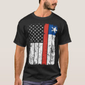 Chilean American Flag T-Shirt Pride Chile USA (Vorderseite)