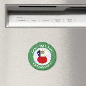 Chilean Angel Christmas Abuela Flag Personalisiert Magnet (In Situ (Geschirrspüler))