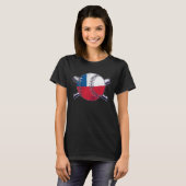 Chilean Baseball Sport Chile Baseball Team T-Shirt (Vorne ganz)