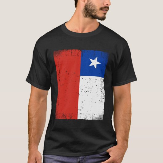 Chilean Flag Chile  1 T-Shirt (Vorderseite)