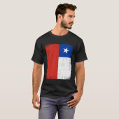 Chilean Flag Chile 1 T-Shirt (Vorne ganz)