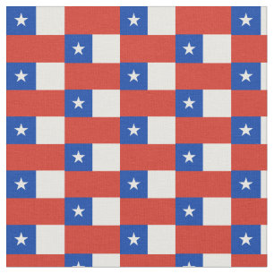 Chilean Flag & Chile Trendy Fabric /mode Stoff