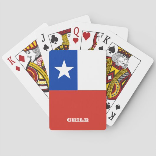 Chilean Flag Games, Chile Playing Cards Spielkarten (Rückseite)