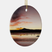 Chilean Flamingo Keramik Ornament (Rechts)