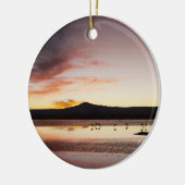 Chilean Flamingo Keramik Ornament (Links)