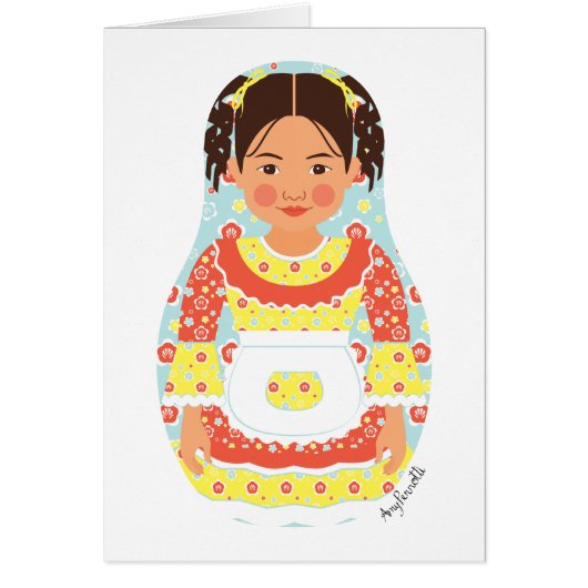 Chilean Matryoshka Card (Vorne)