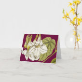 Chilean Mountain Jasmine Note Card Karte (Gelbe Blume)