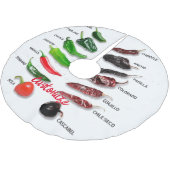 Chilen Frisch und trocken Thunder_Cove Polyester Weihnachtsbaumdecke (Schrägansicht)