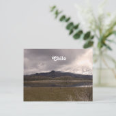 Chilenische Berge Postkarte (Stehend Vorderseite)