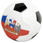 chilenische Flagge Fußball (Dreiviertel)