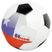 chilenische Flagge Fußball (Dreiviertel)