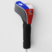 chilenische Flagge Golf Headcover (angewinkelt)