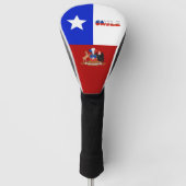 chilenische Flagge Golf Headcover (Vorderseite)