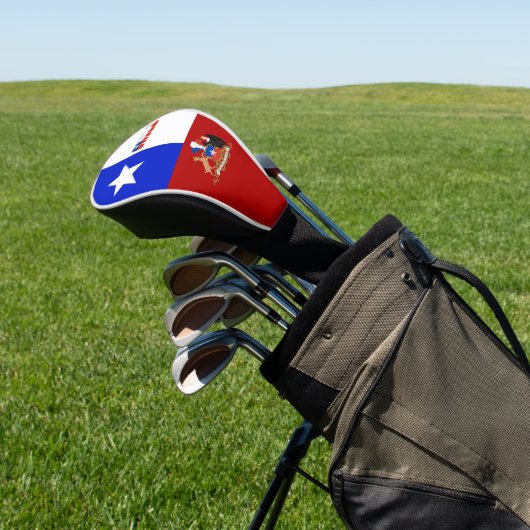 chilenische Flagge Golf Headcover (In SItu)