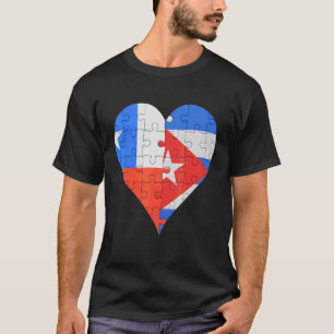 Chilenische Flagge Herz T-Shirt