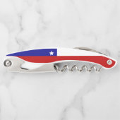 chilenische Flagge Kellnermesser (Vorderseite)