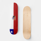chilenische Flagge Skateboard (Vorderseite)