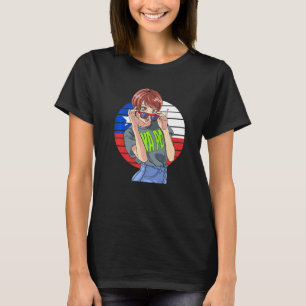 Chilenische Girl Latino Pride Chile Flag Proud Ya T-Shirt