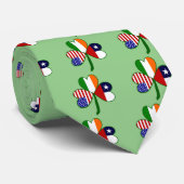 chilenische Kleeblatt Flag Krawatte (Gerollt)