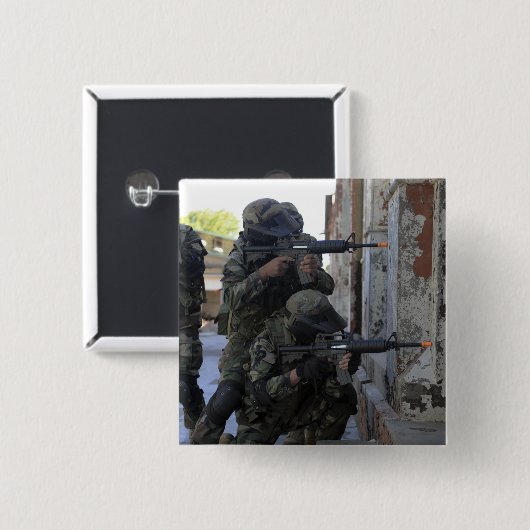 chilenische Marines Button (Vorne & Hinten)