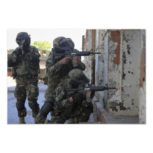 chilenische Marines Fotodruck (Vorne)