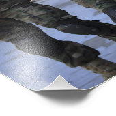 chilenische Marines Fotodruck (Ecke)