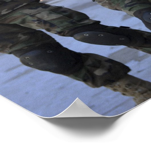 chilenische Marines Poster (Ecke)