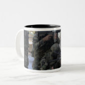 chilenische Marines Zweifarbige Tasse (Vorderseite Links)