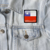 Chilenische Polierflagge Button (Beispiel)