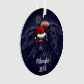 Chilenische Rose Haar Tarantula in Weihnachtsmann Ornament (Vorderseite)