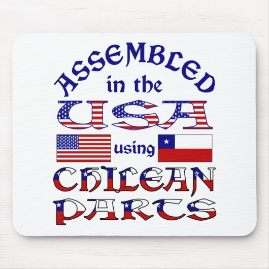 Chilenische Teile Mousepad (Vorne)