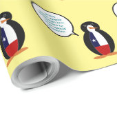 Chilenische Vortragsleiterin Penguin Personalisier Geschenkpapier (Rolleneckpunkt)
