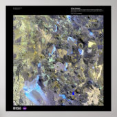 Chilenische Vulkane Poster (Vorne)