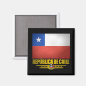 "Chilenischer Stolz" Magnet (Vorderseite/Rückseite)