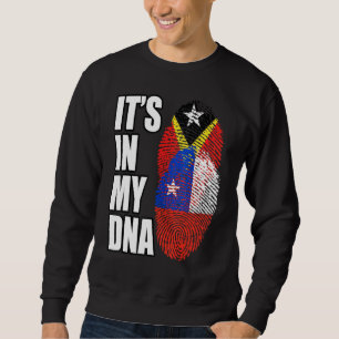 chilenisches und timorisches DNA-Flaggengebiet Sweatshirt
