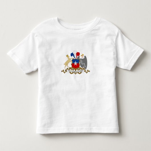 chilenisches Wappen Kleinkind T-shirt (Vorderseite)