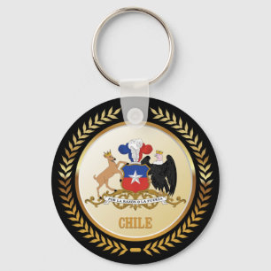 Chilenisches Wappen Schlüsselanhänger