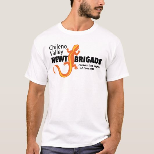 Chileno Valley Newt Brigade T - Shirt der Männer (Vorderseite)