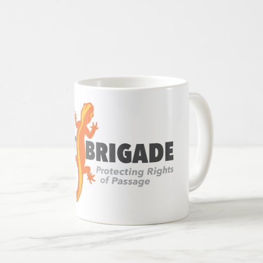 Chileno Valley Newt Brigade Tasse (VorderseiteRechts)