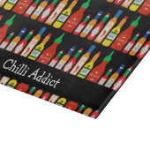 Chili Addict scharfe Lebensmittel Lover Gemustert Schneidebrett (Ecke)