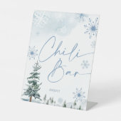 Chili Bar blue winter Babydusche Sockelschild (Vorderseite)