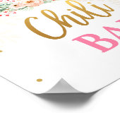 Chili Bar Nutcracker Ballerina Girl Food Table Poster (Ecke)